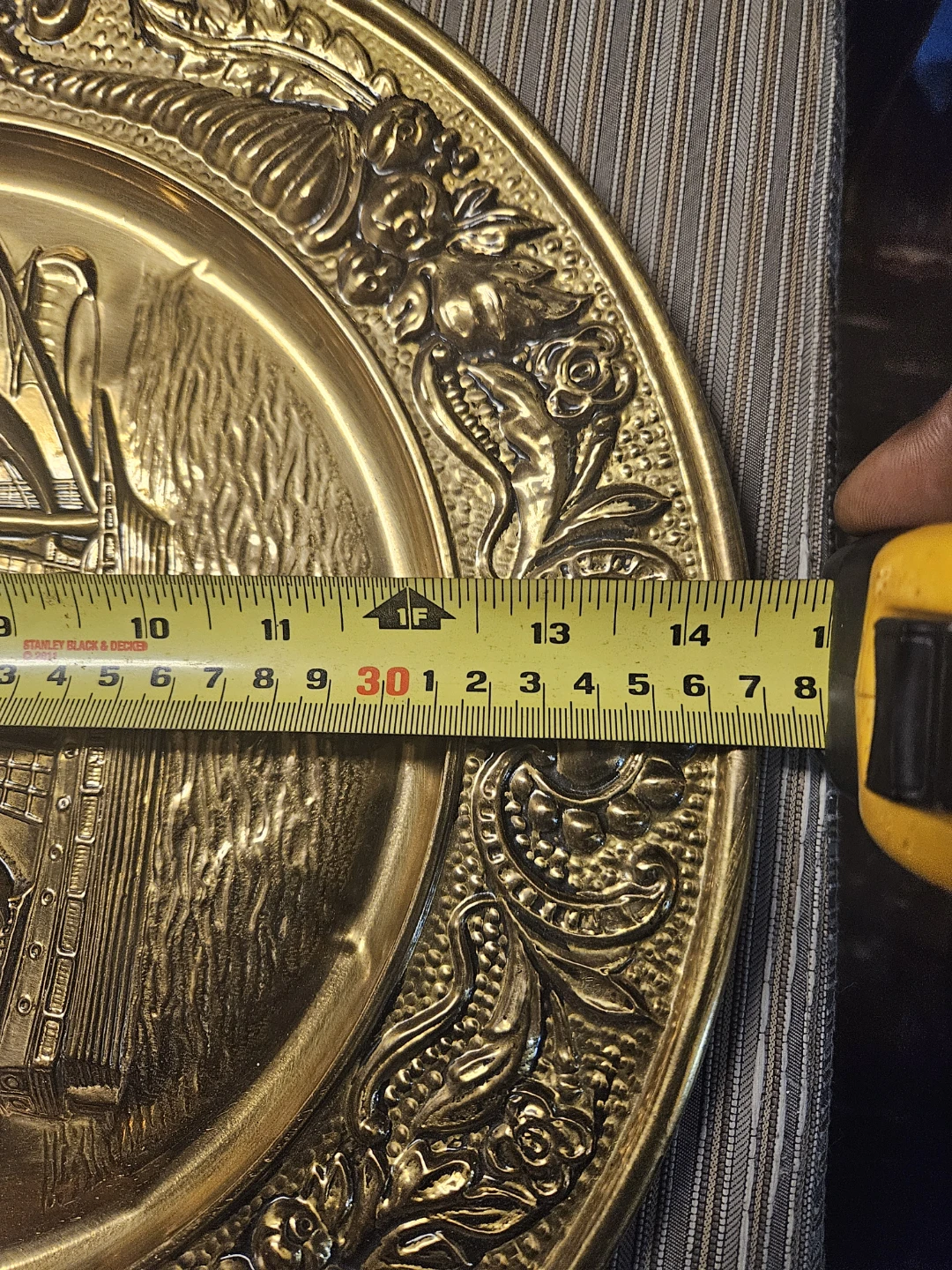 Embossed Brass Ship Plate - photo 5