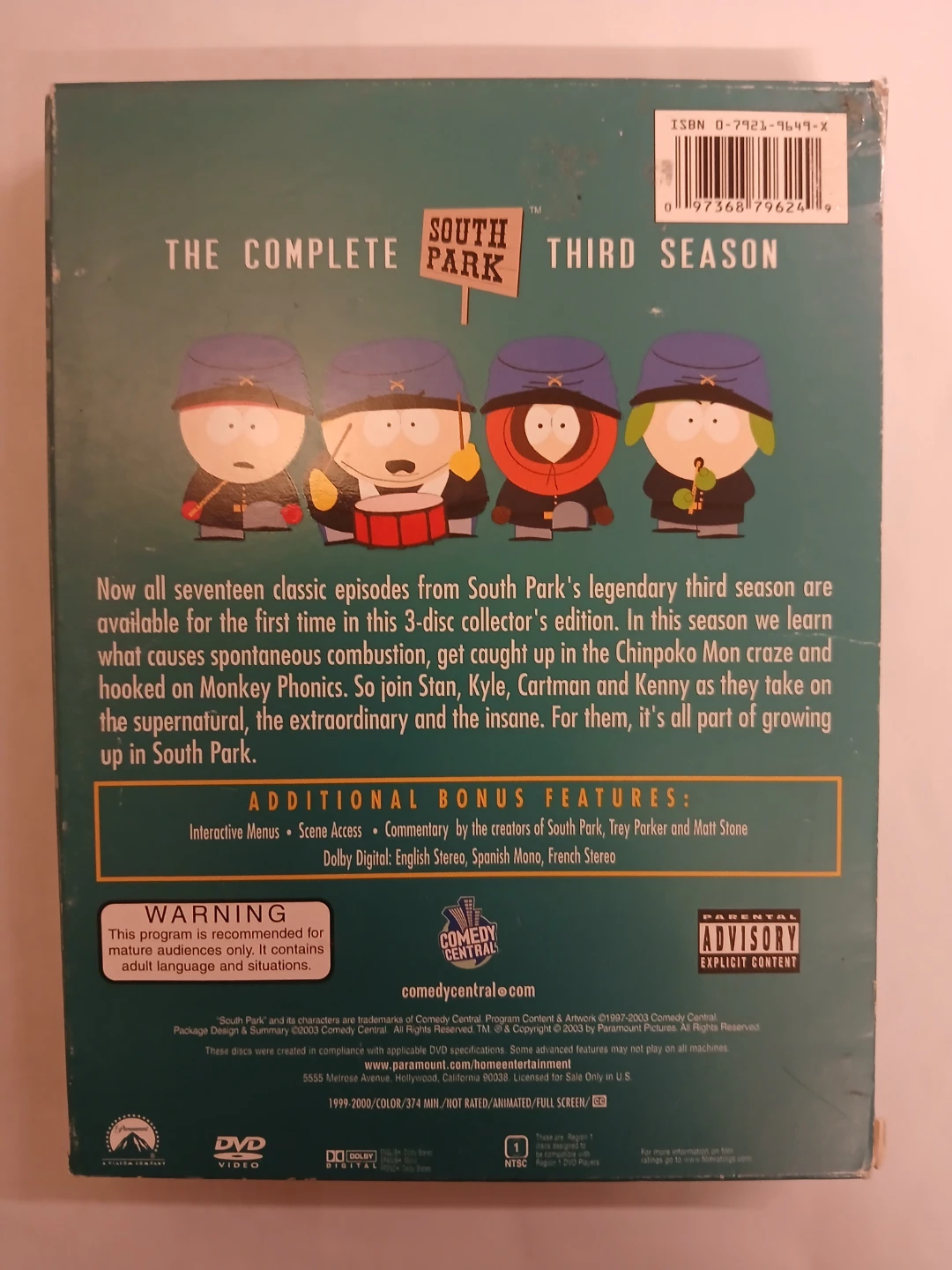South Park: The Complete Sixth Season DVD Set - photo 2