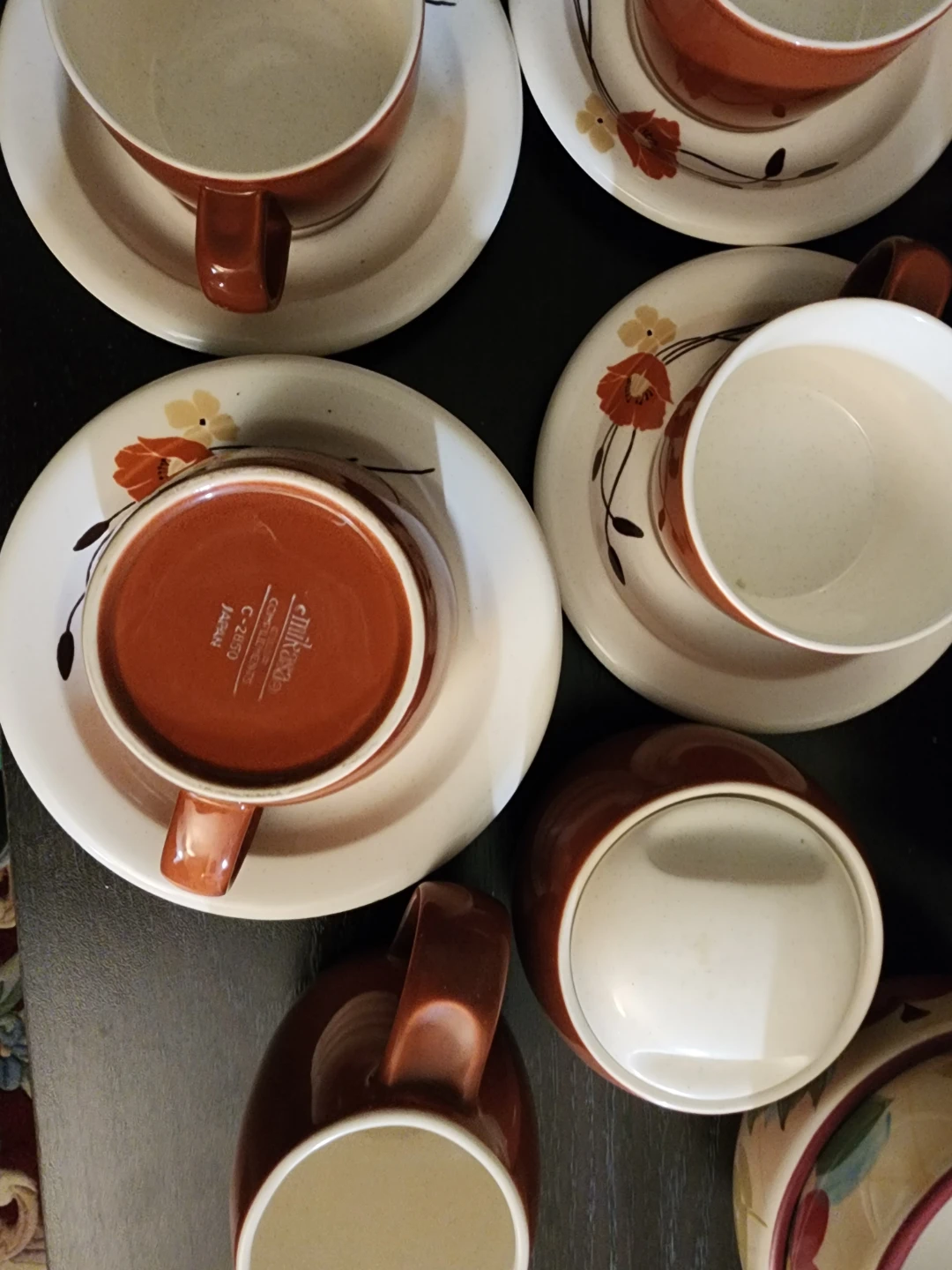 Mikasa 8 cups coffee set with the saucer