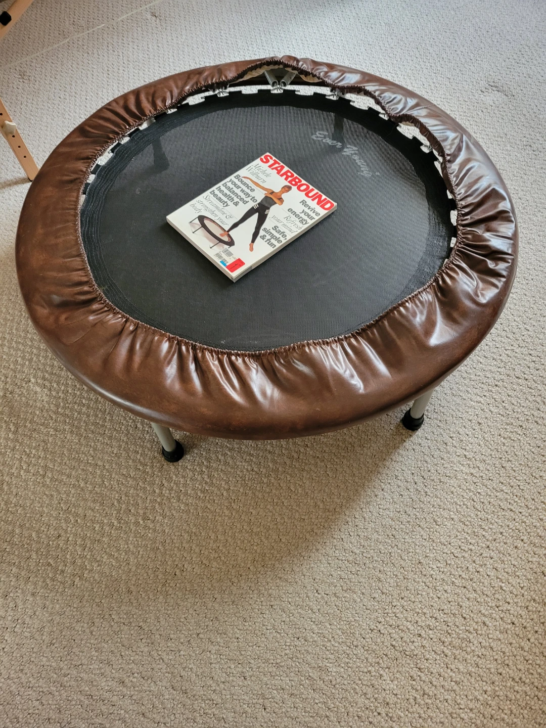 Rebounder fitness trampoline with exercise book - photo 3