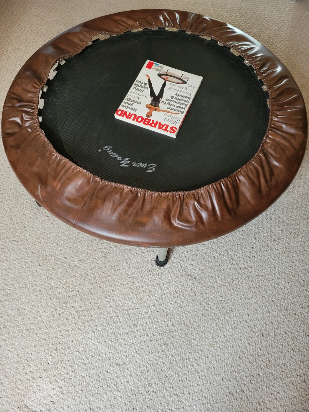 Rebounder fitness trampoline with exercise book - photo 5