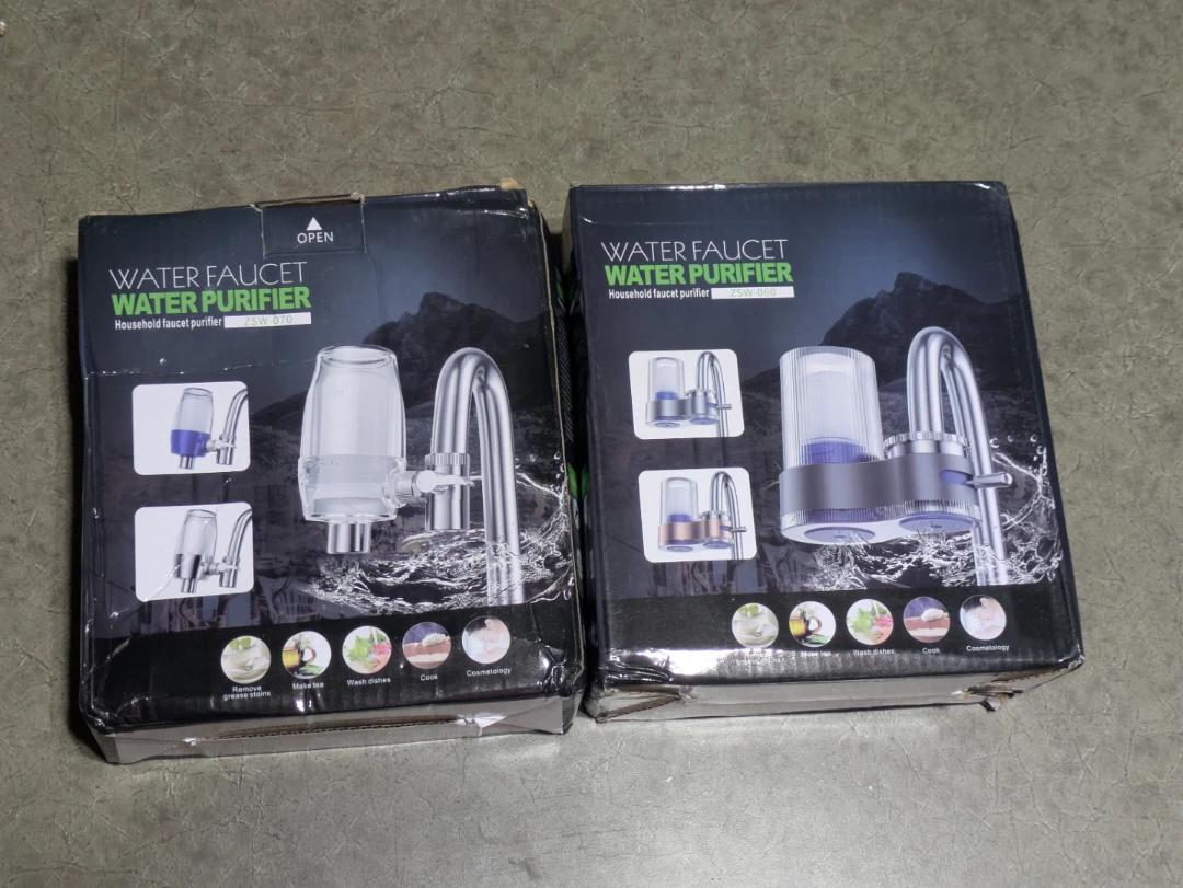 2 systems of Water Faucet Water Purifier