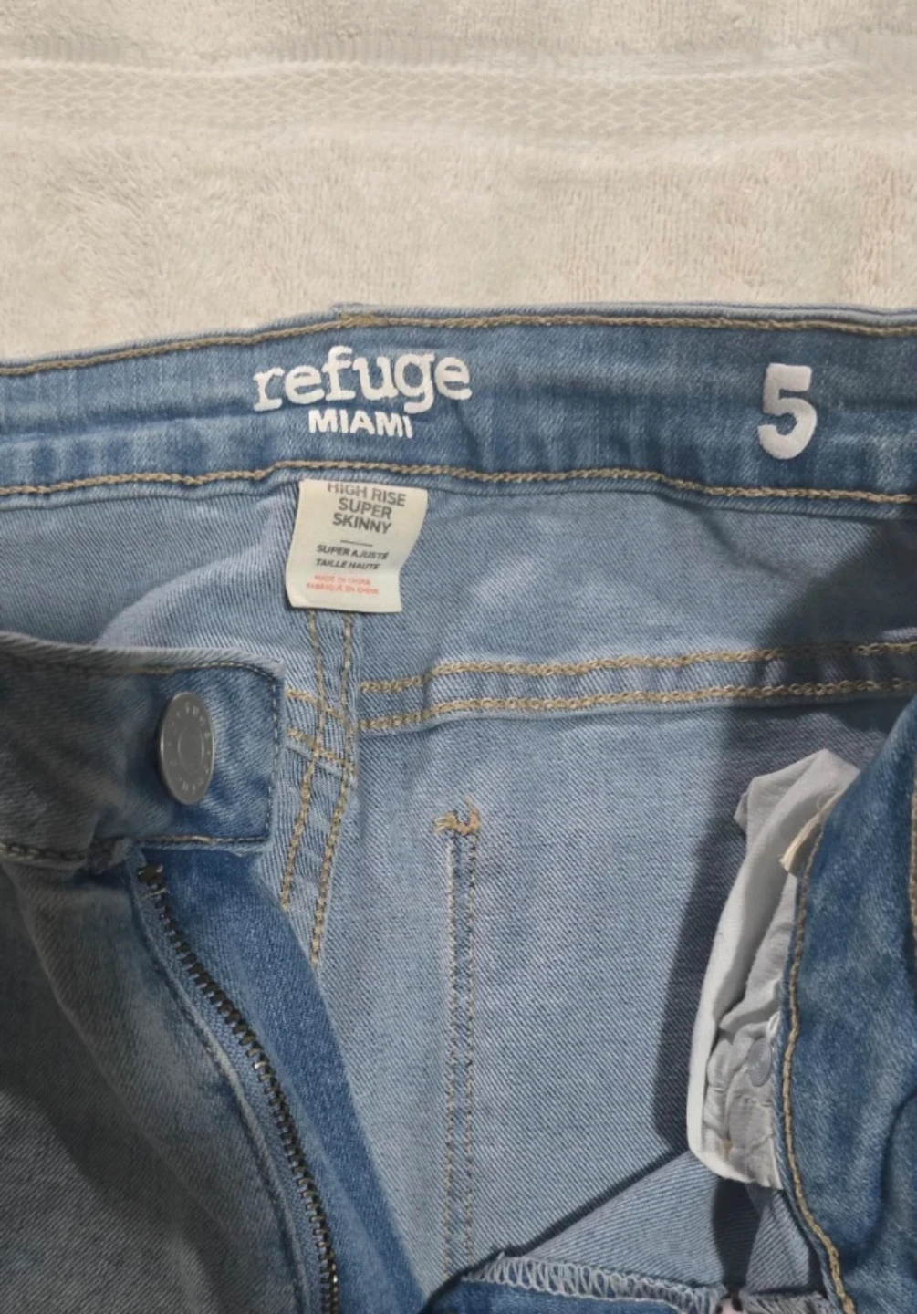 Refuge Miami High Rise Super Skinny Jeans Size 5 - photo 2