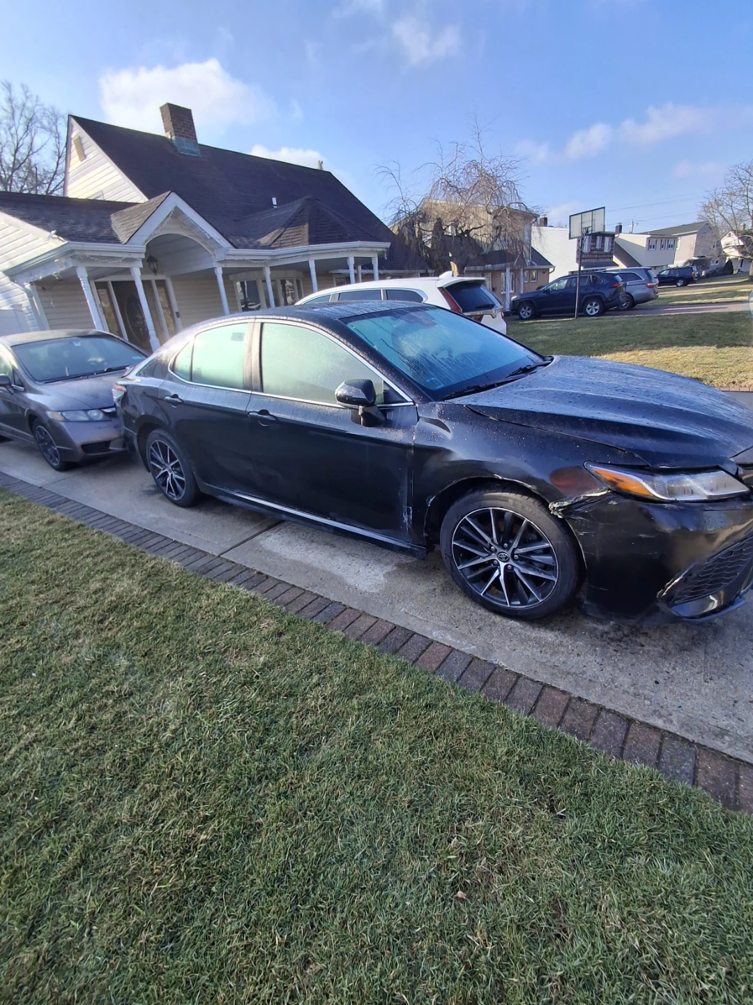 Black Toyota Camry Se  año 2021