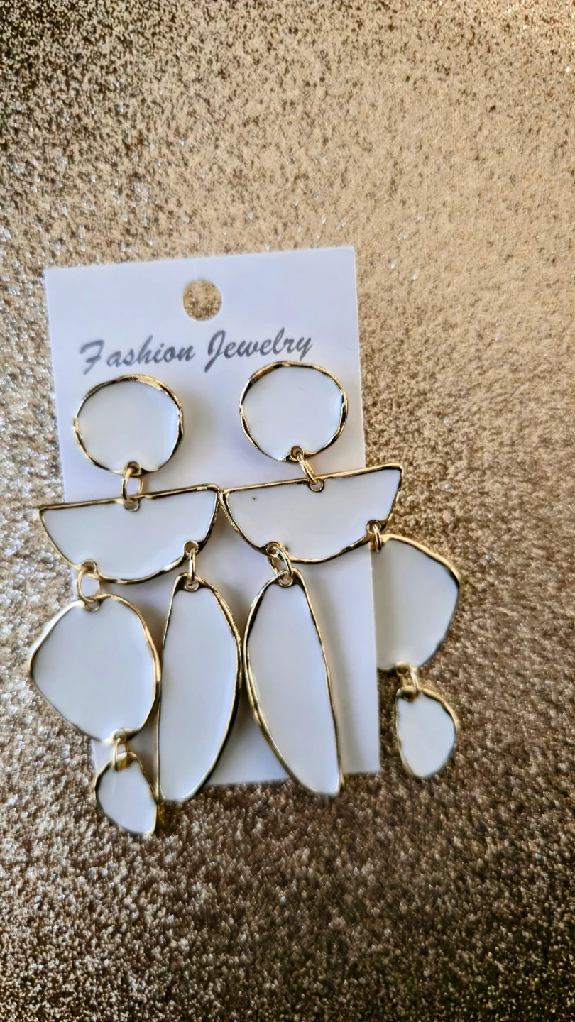 Geometric Dangle Earrings - photo 2