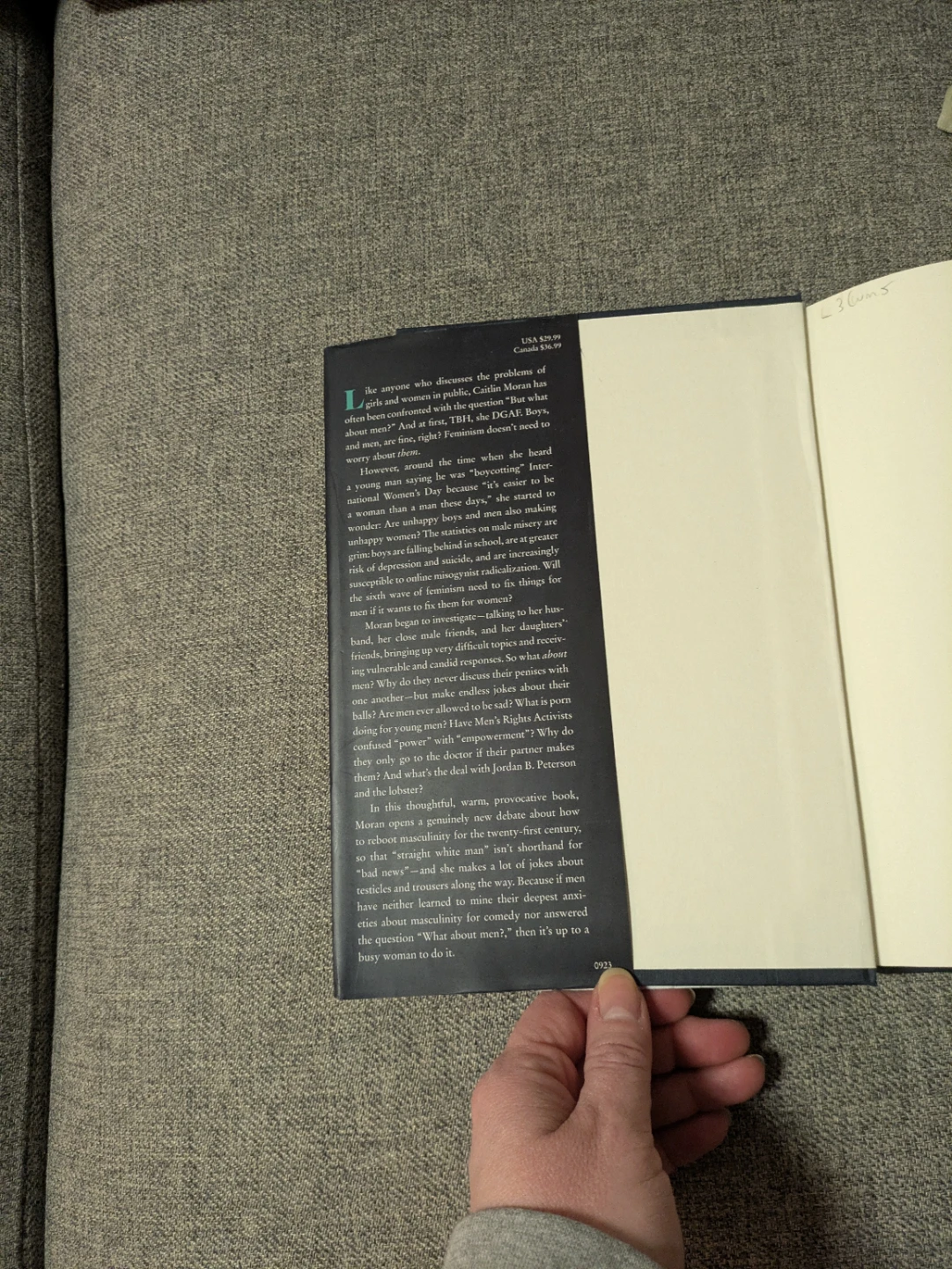 What About Men? Used Book Hardcover - photo 3
