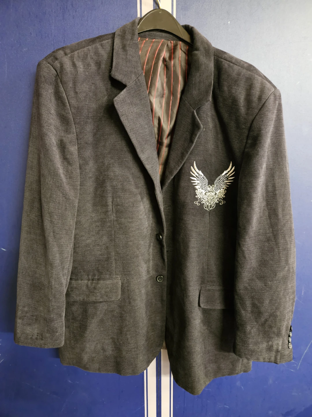 Member's Only Eagle Embroidered Blazer