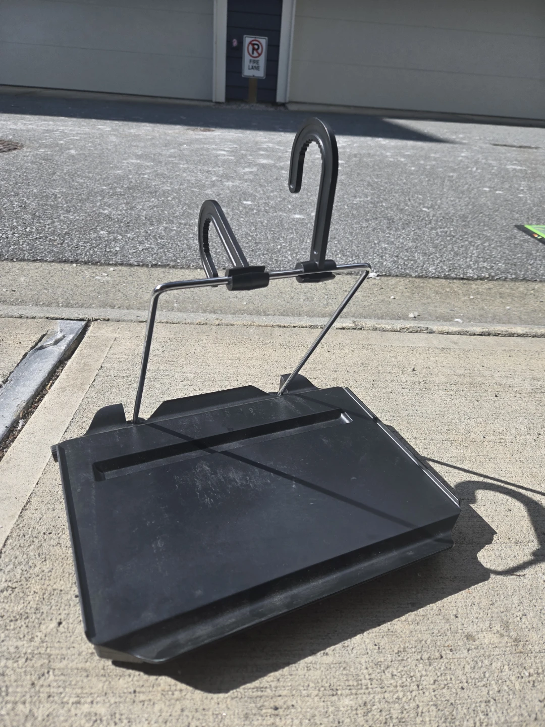 Black Portable Hanging Laptop Tray