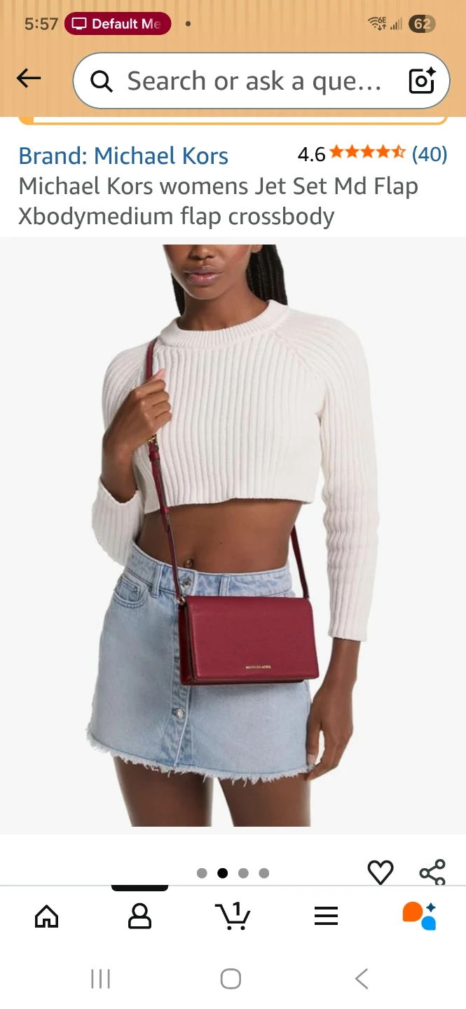 Michael Kors Jet Set Medium Flap Crossbody Bag - photo 2