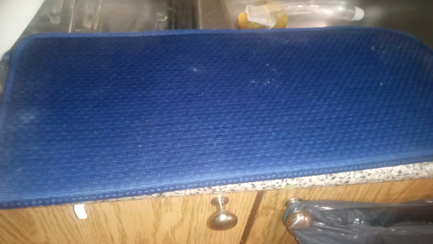 Blue Dish Drying Mat - photo 2
