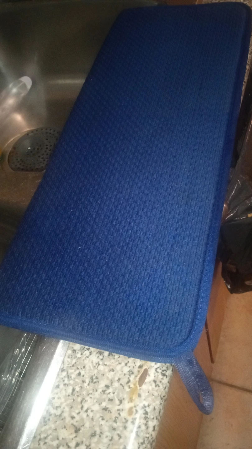 Blue Dish Drying Mat - photo 3