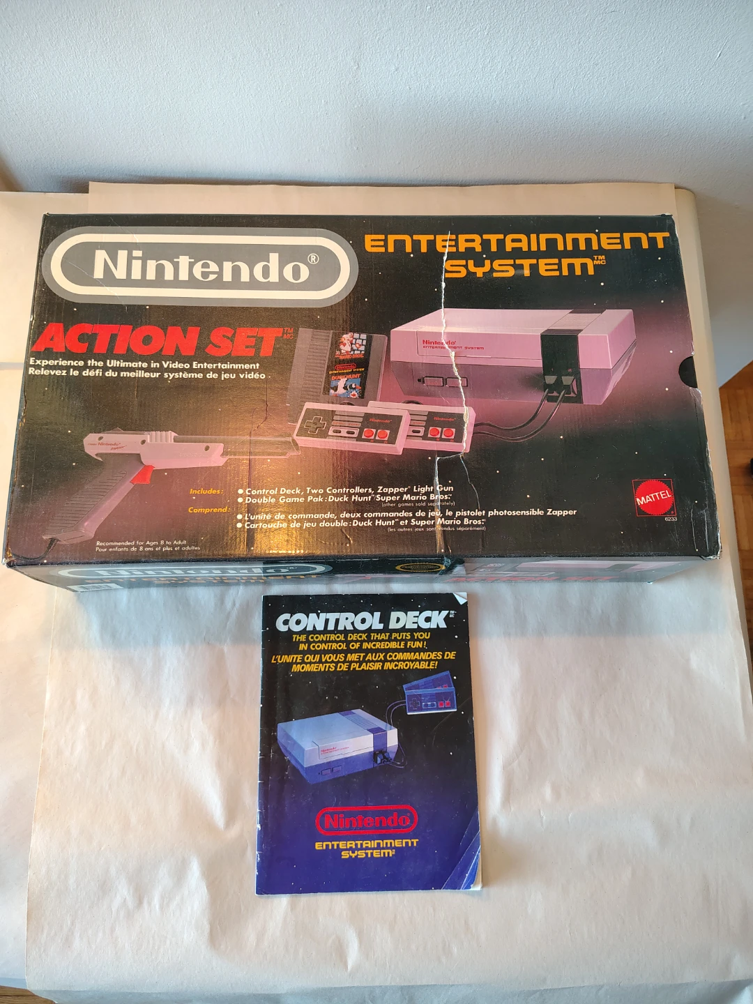 Nintendo NES Box & Manual only