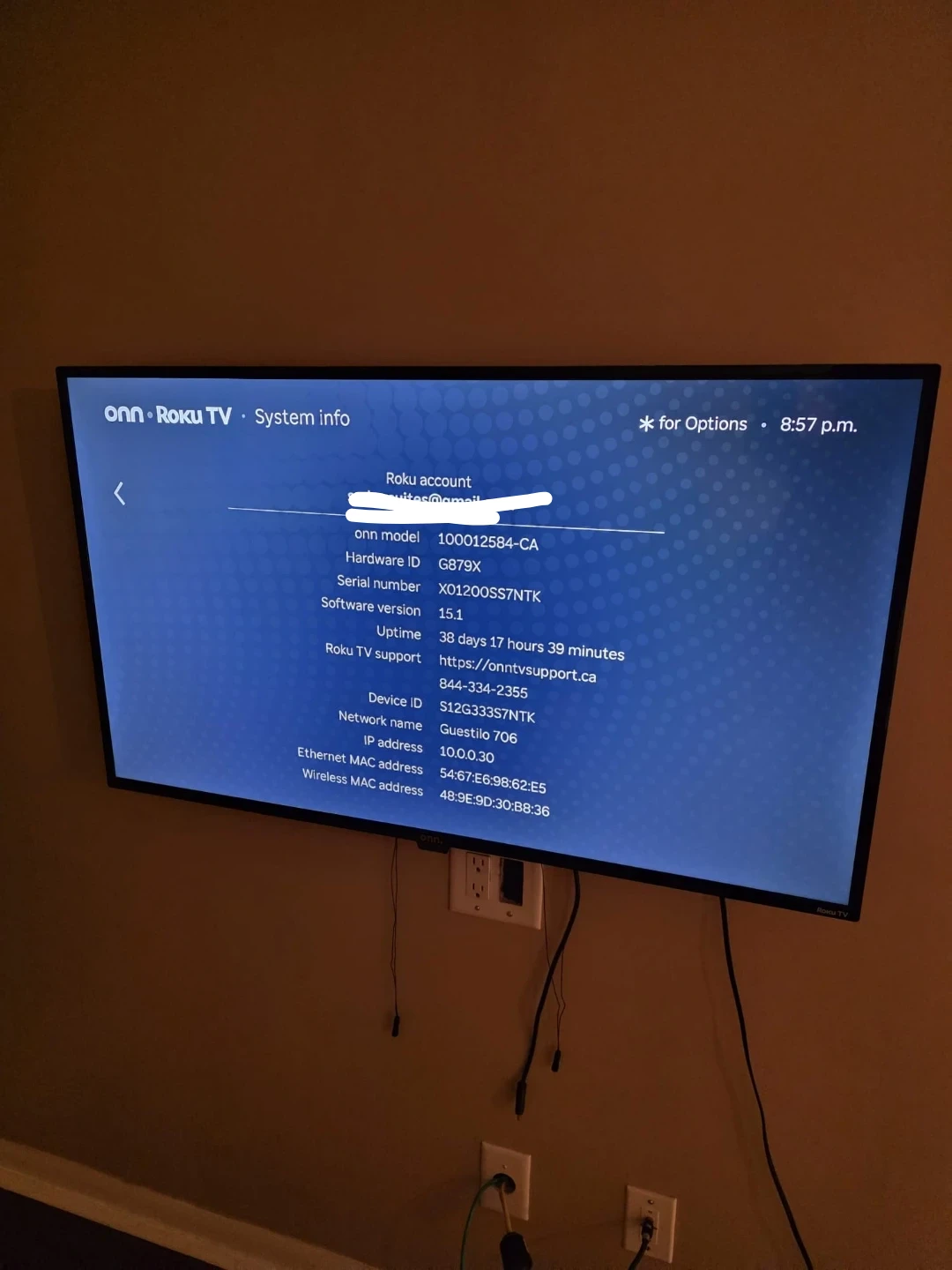 ONN Roku TV   4k 100012584-CA