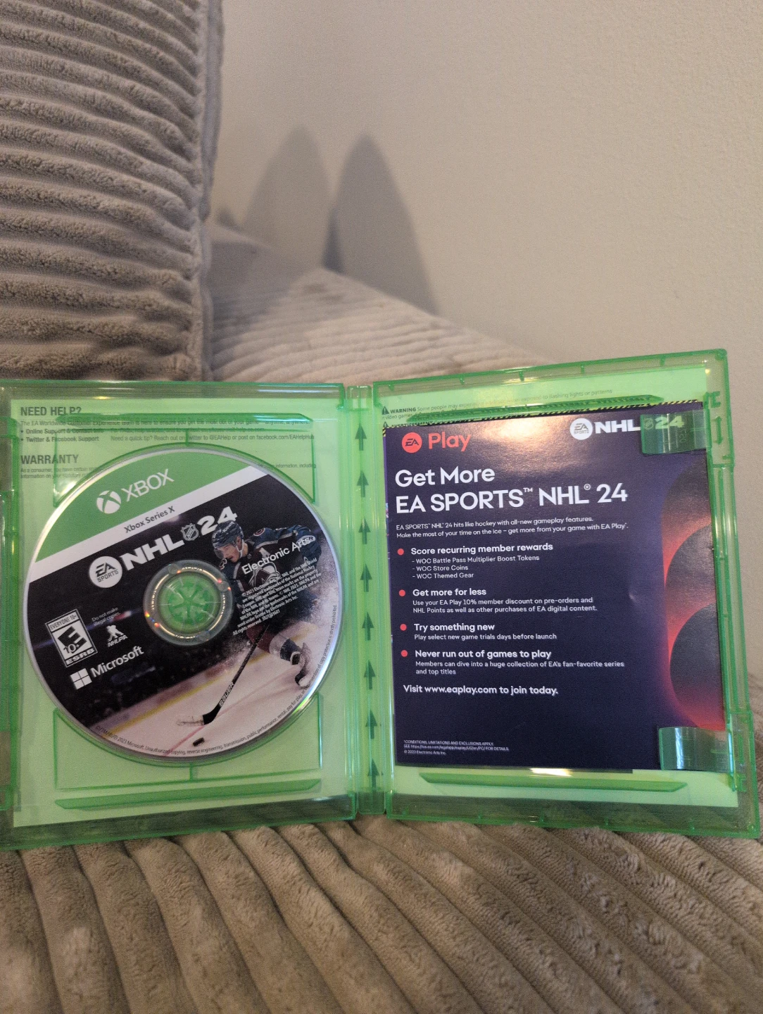 EA Sports NHL 24 Xbox Series X Video Game - photo 2