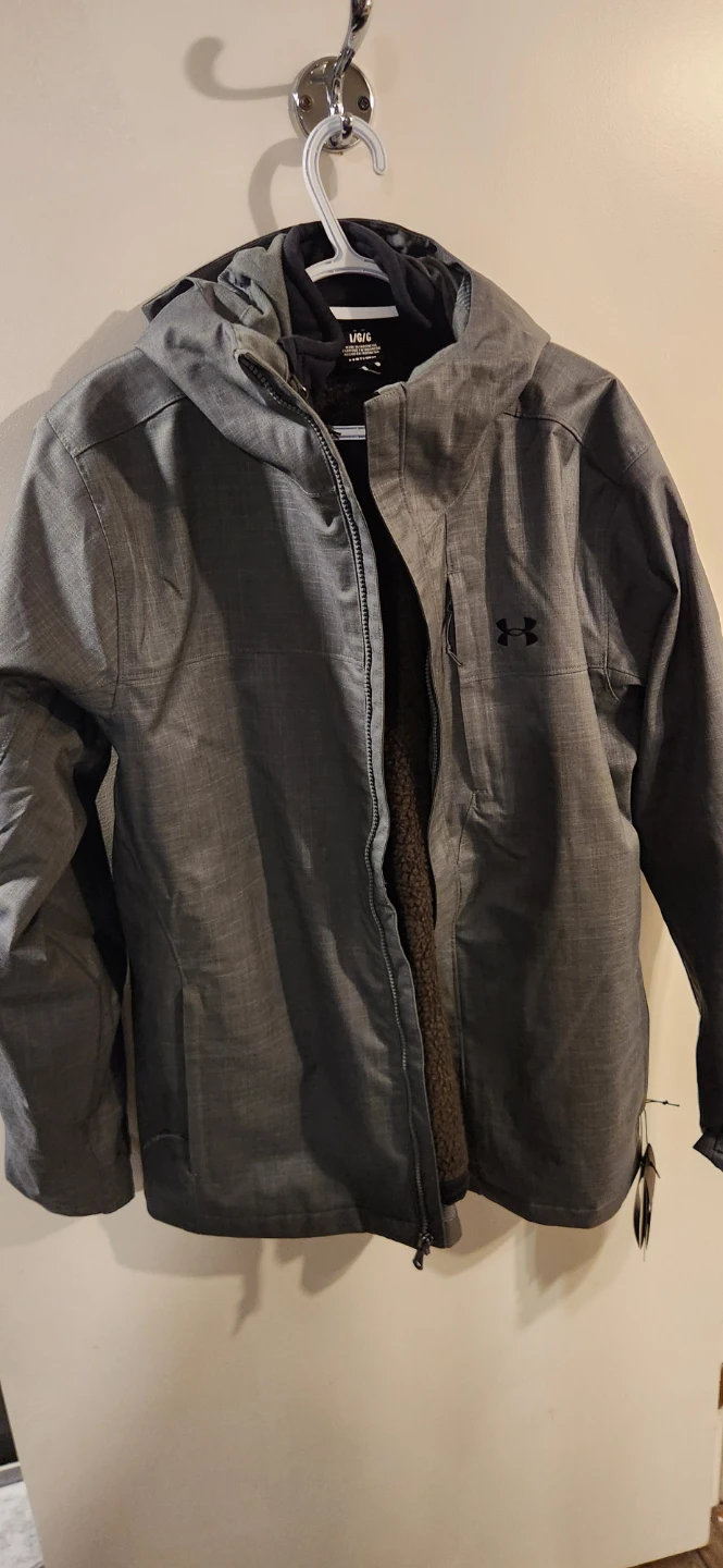 Under Armour Mens Loose Fleece Lined Jacket - L/G