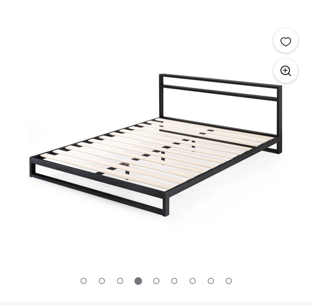 Zinus Trisha Metal King Bed Frame - Black - photo 2