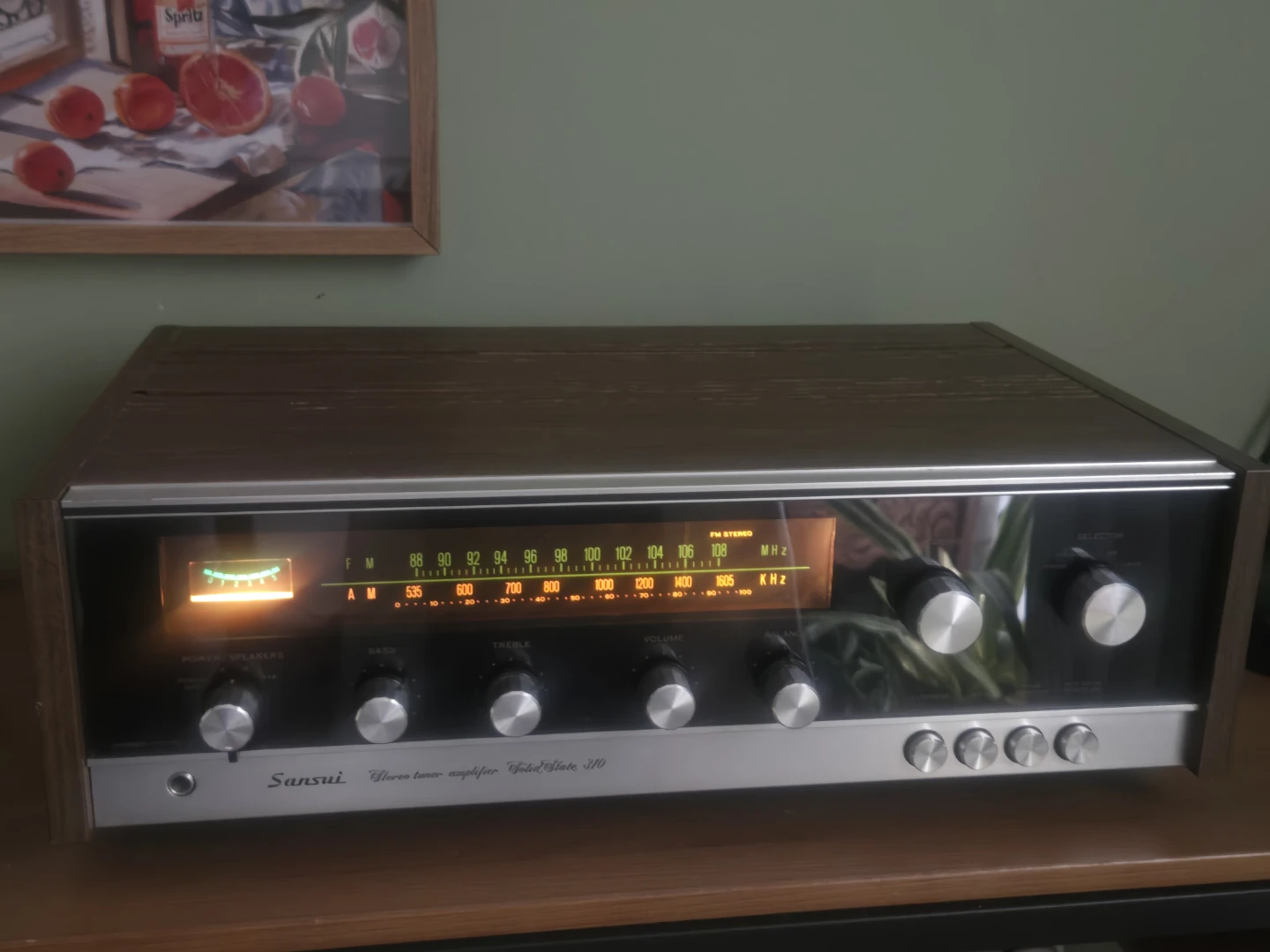 Near Mint Sansui 310 Vintage Stereo Receiver (1972)