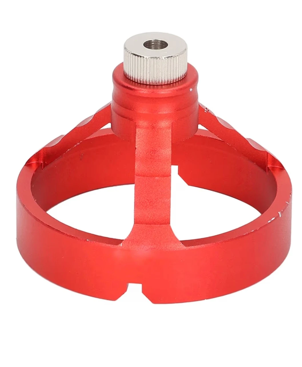 Vertical Hole Punch Locator with  Drill Bush Woodworking(Red) - photo 2