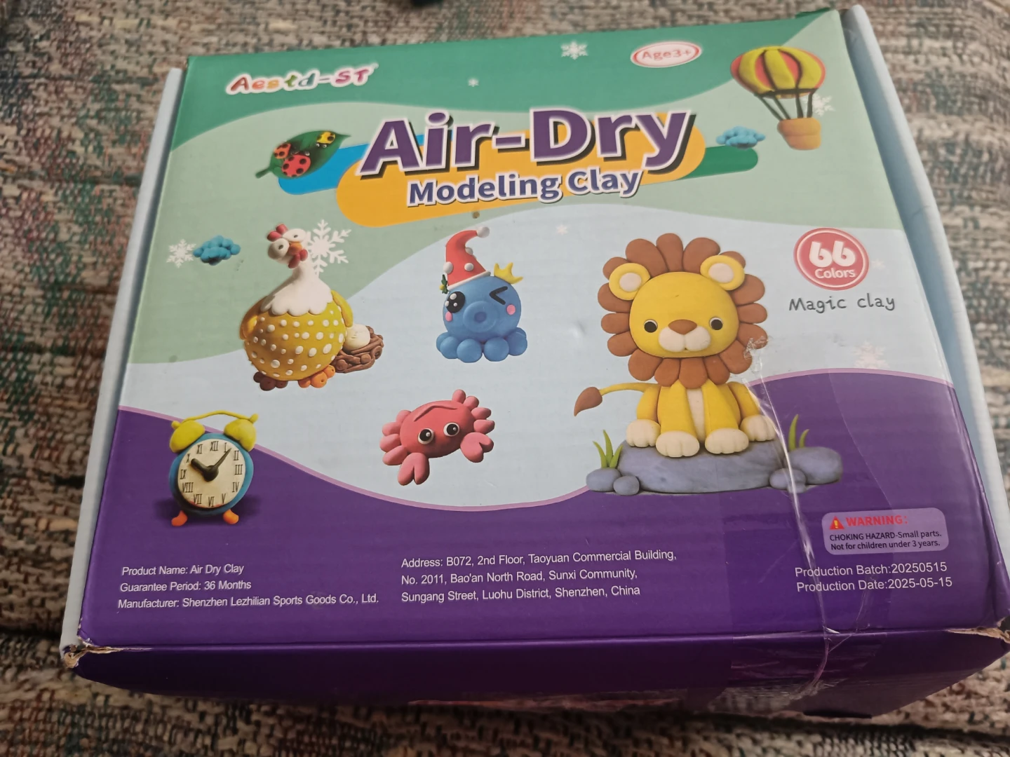 Aestd-ST Air-Dry Modeling Clay - 66 Colors