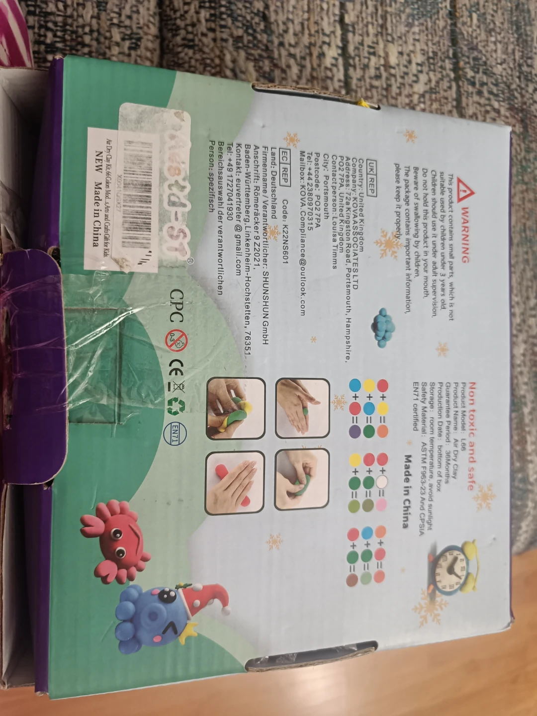 Aestd-ST Air-Dry Modeling Clay - 66 Colors - photo 5