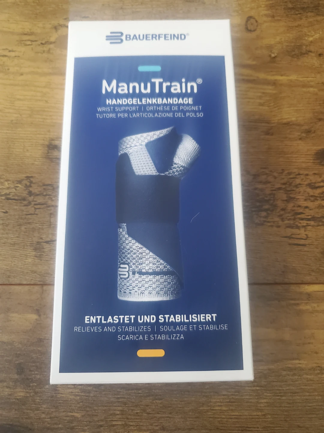Bauerfeind ManuTrain Wrist Support Size 4/ Left /Titan