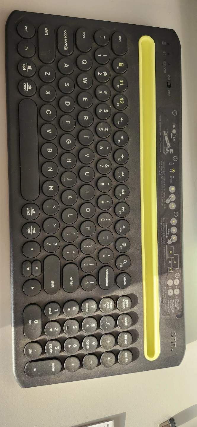 onn. Multi-Device Keyboard and Mouse Combo