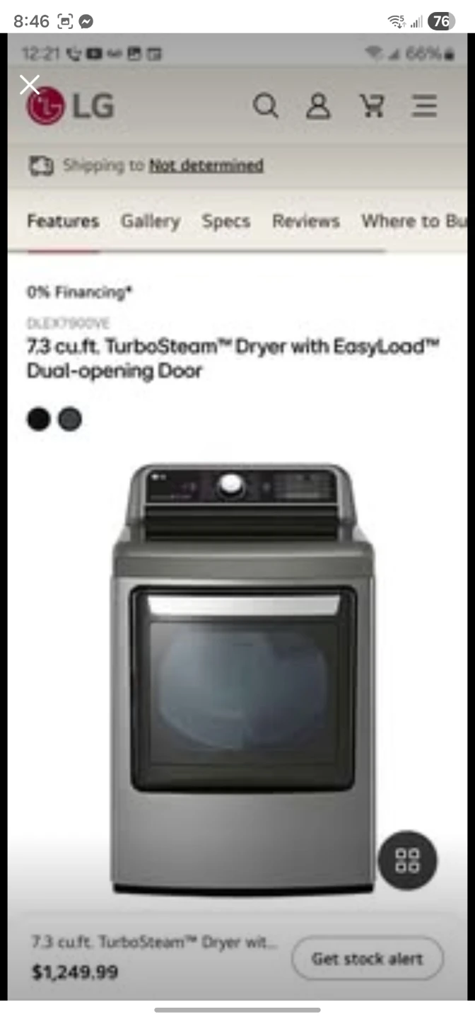 LG washer and dryer - photo 4