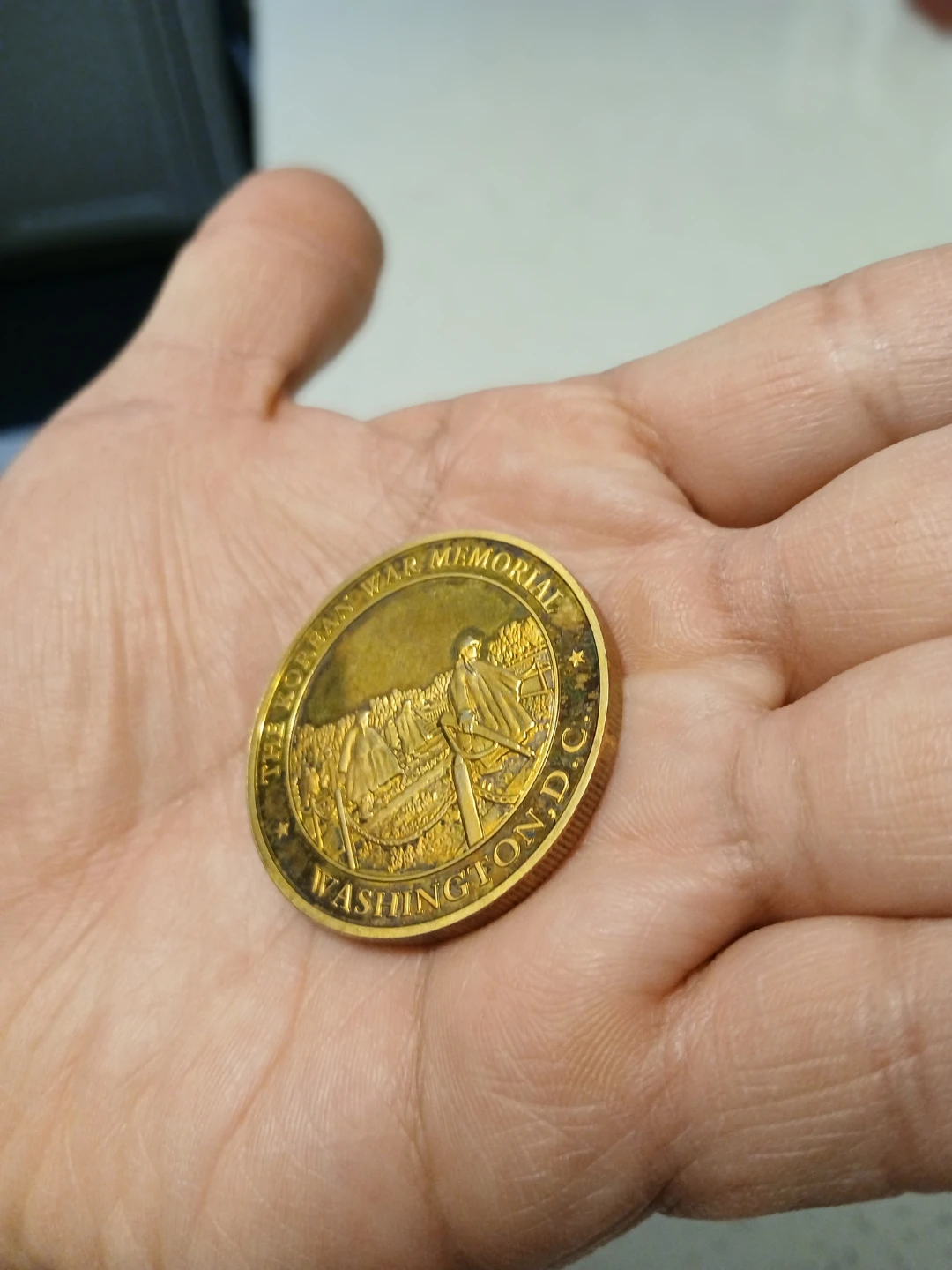 Korean War Memorial Challenge Coin Washington D.C. - photo 2