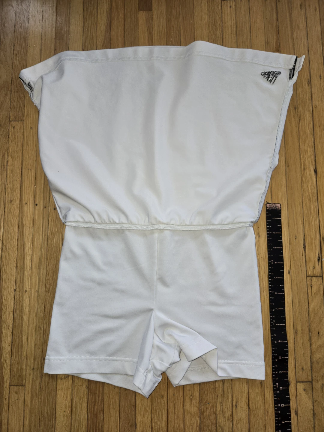 Adidas White Tennis Skirt with Shorts Size 4 - photo 5