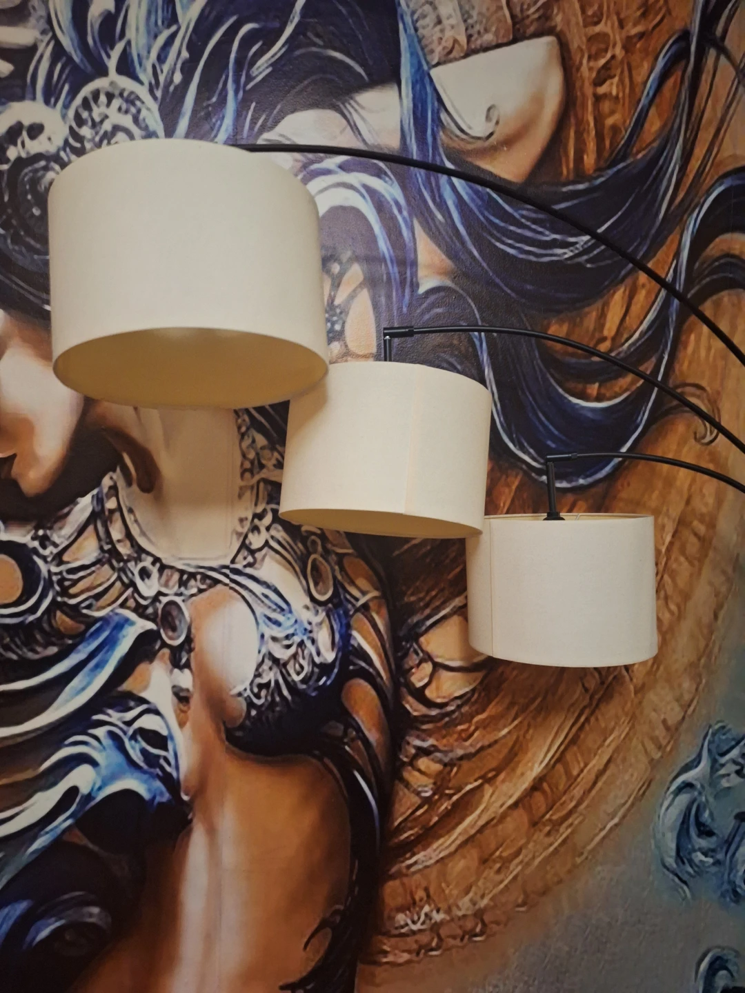 Arc Floor Lamp with 3 Shades - photo 2