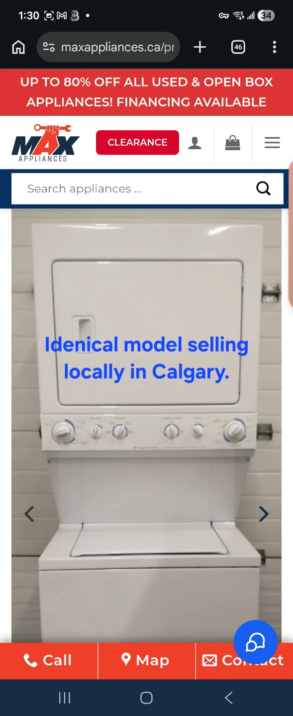 Perfectly working Frigidaire stackable washer &, dryer $600 - photo 4