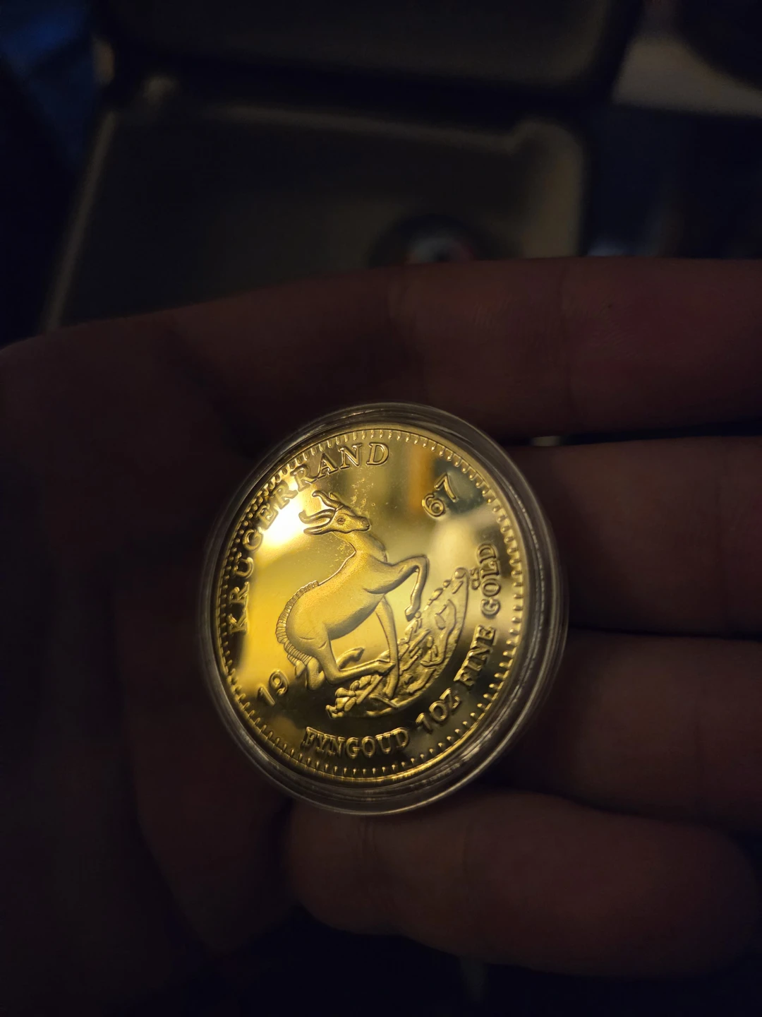 South Africa Krugerrand 1oz Fine Gold Coin - photo 2