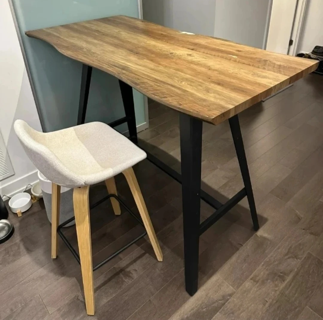NEED IT GONE!!! Structube JERRY Bar Table - Natural Wood - photo 2
