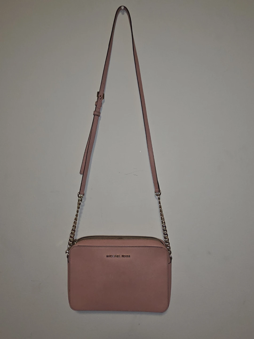 Michael Kors Pink Saffiano Leather Camera Bag - photo 3