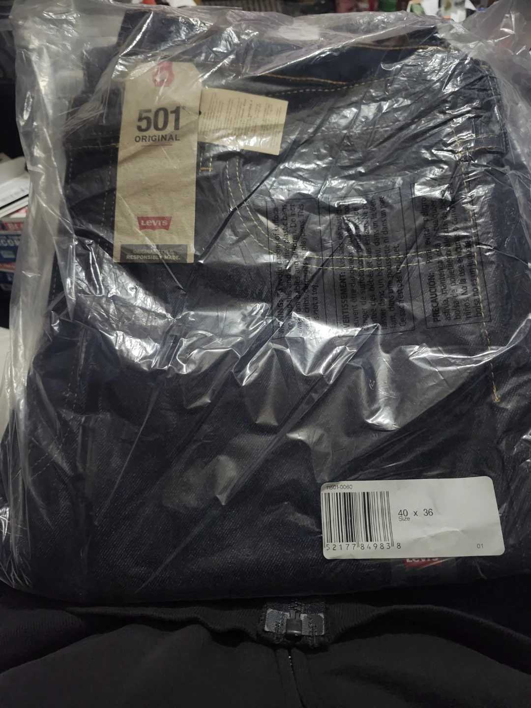 Levi's 501 Original Fit Jeans - Size 40x36
