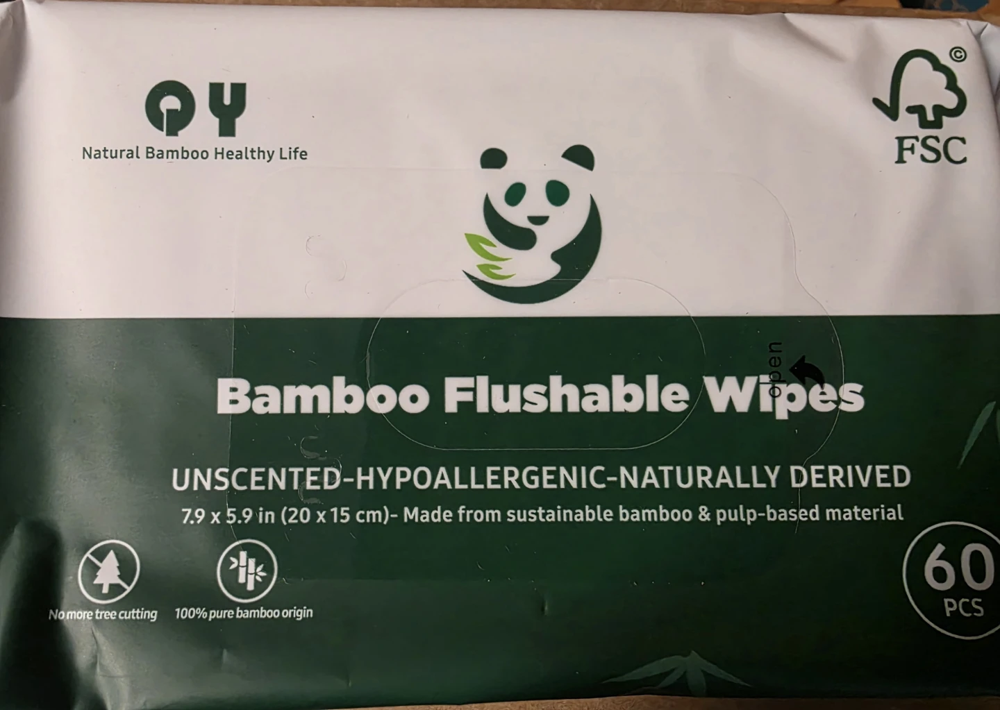 Bamboo Flushable Wipes - 360 Count - photo 3