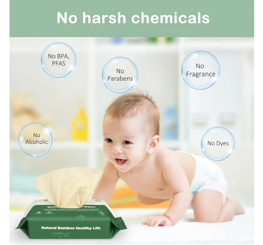 Bamboo Flushable Wipes - 360 Count - photo 5