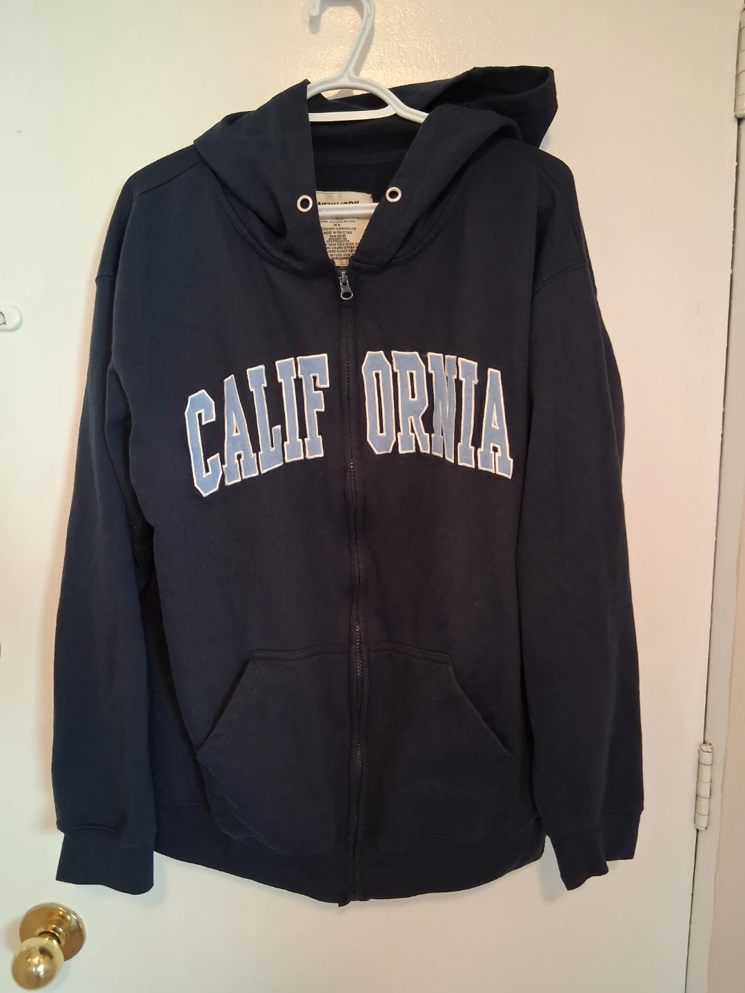 New York Popular California Zip-Up Hoodie - XL