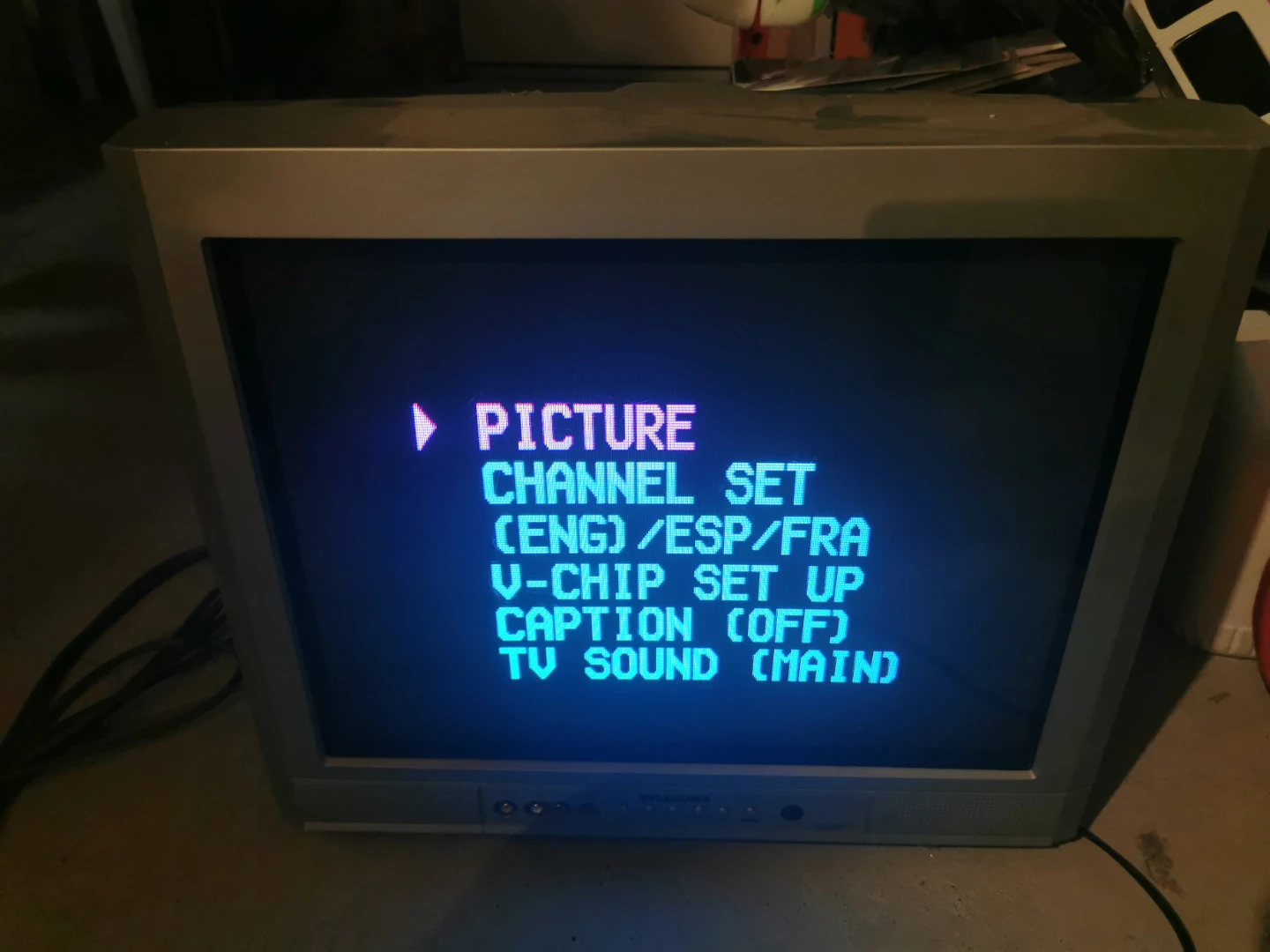 Sylvania CRT Television