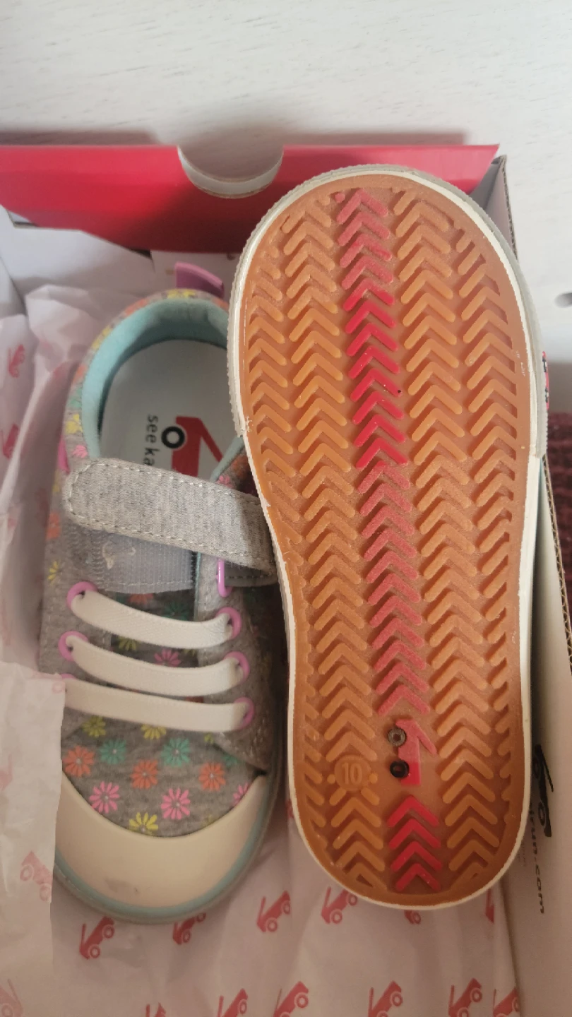 See Kai Run Toddler Girl's "Faith" Sneaker Size 4
