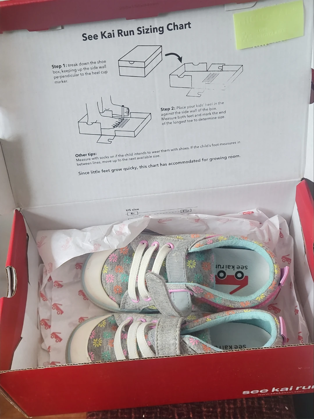 See Kai Run Toddler Girl's "Faith" Sneaker Size 4 - photo 3