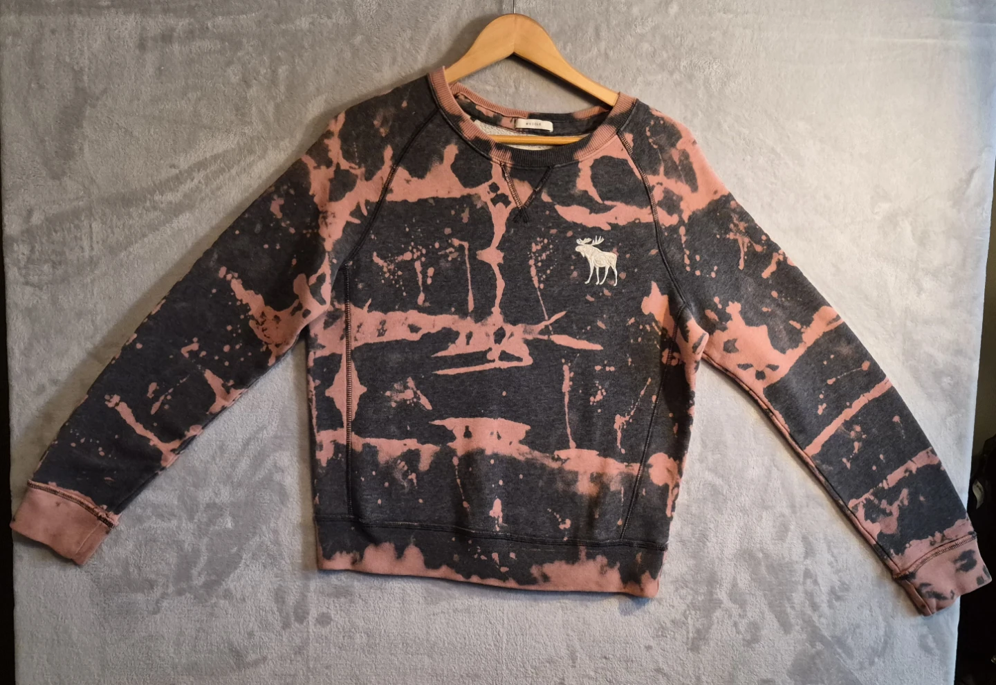 Abercrombie & Fitch Bleached Crewneck Sweatshirt