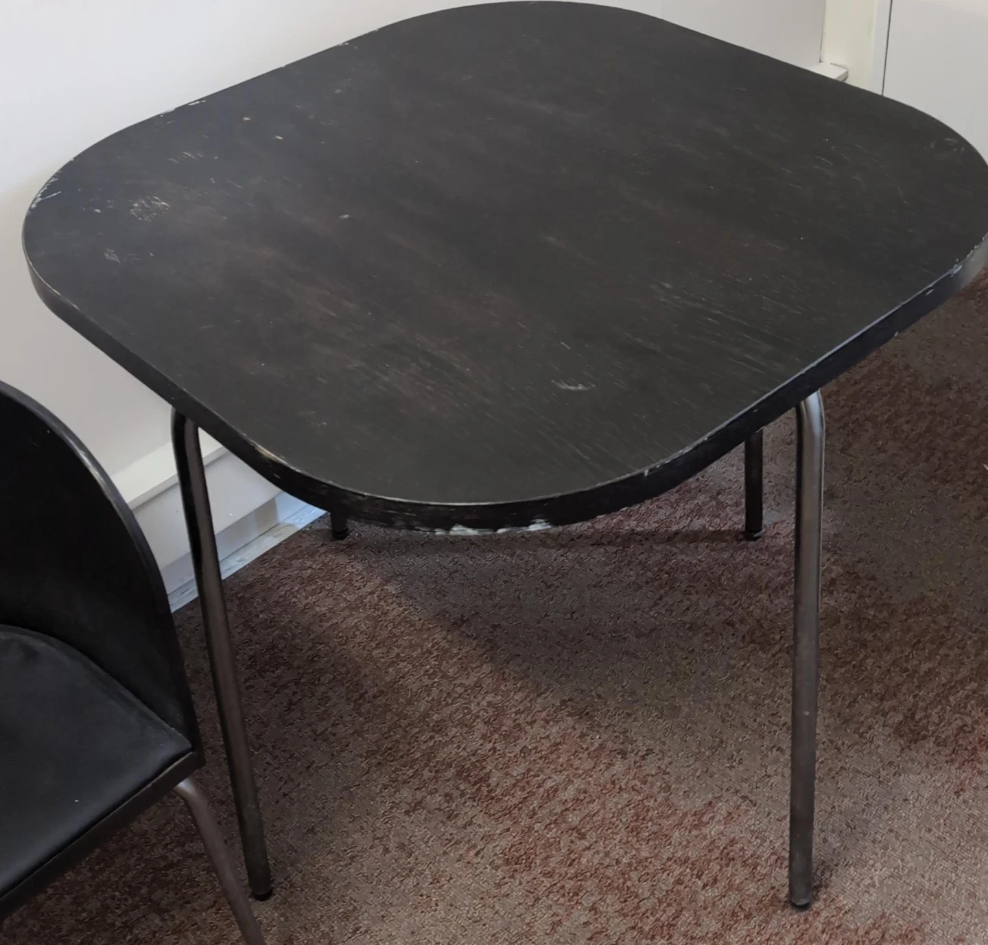 Black Dining Set with Table and Two Chairs (IKEA Fusion) - photo 2