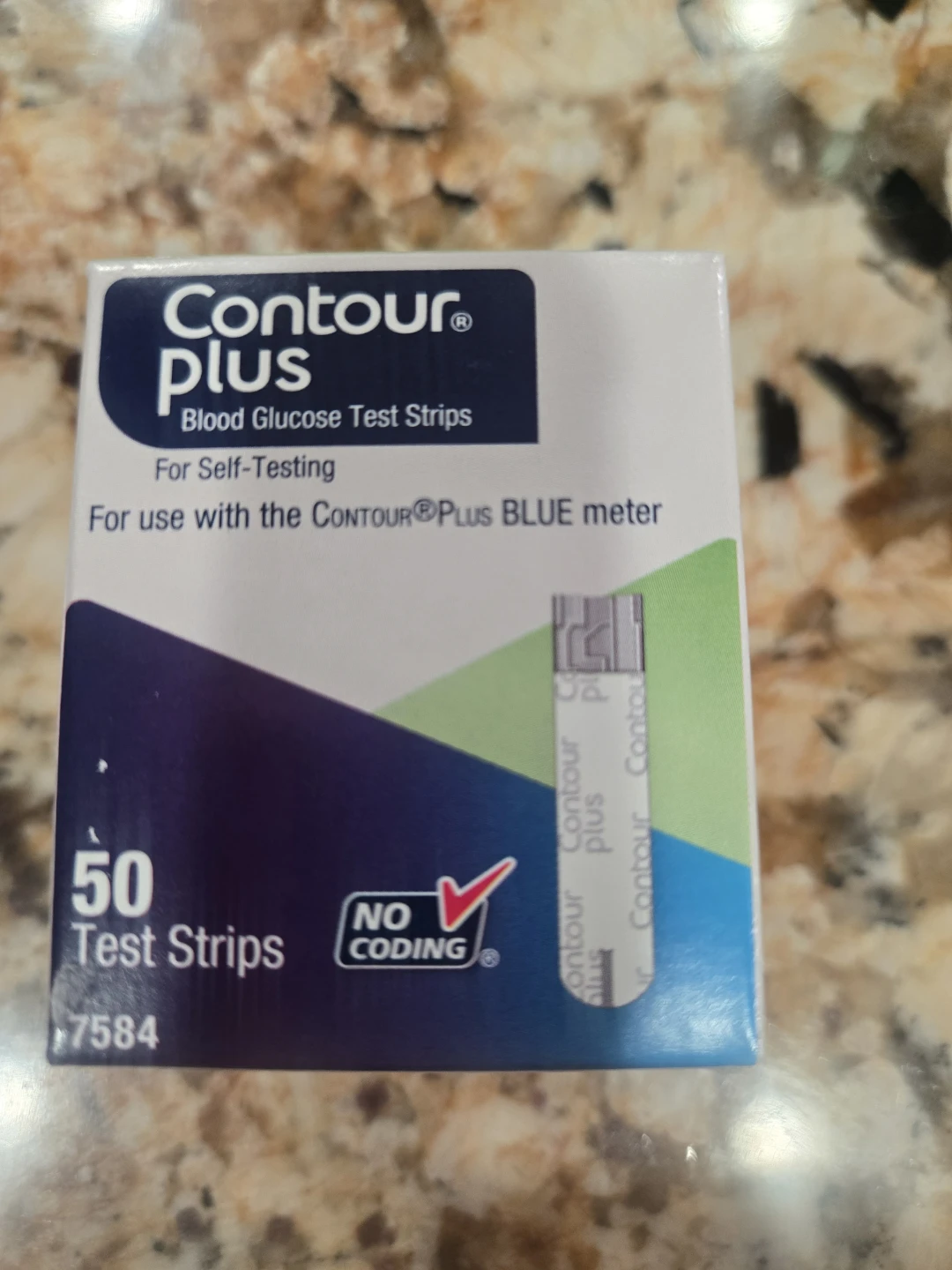 Contour Plus Blood Glucose Test Strips - 50 Count