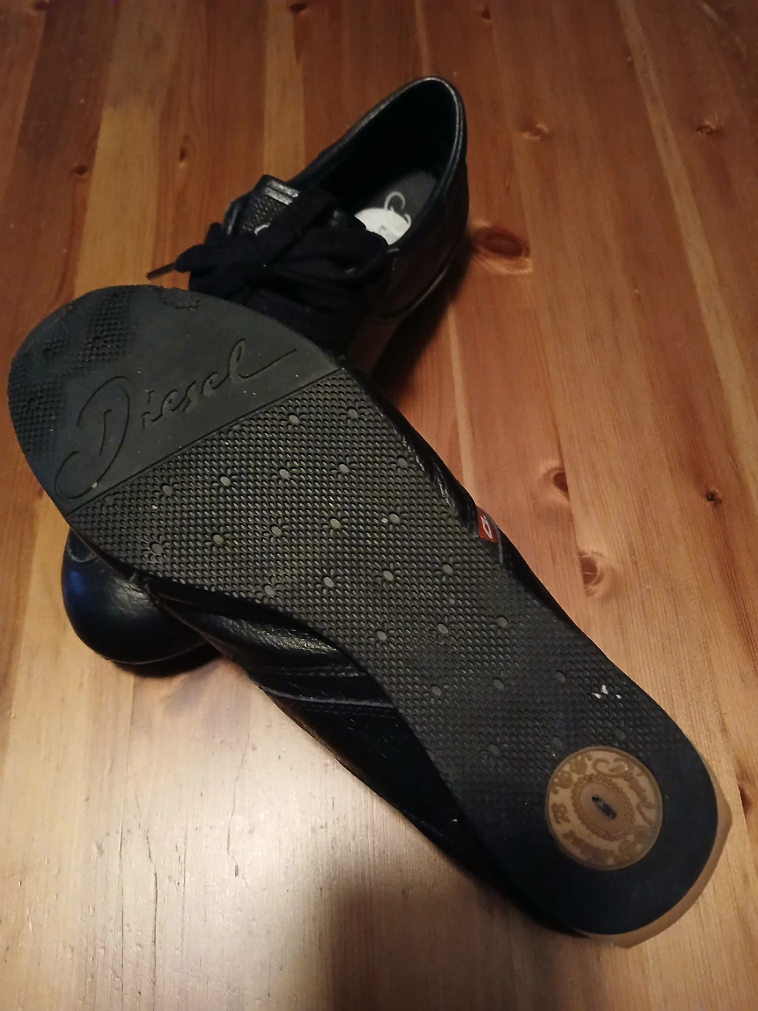 Diesel Black Leather Sneakers - photo 4