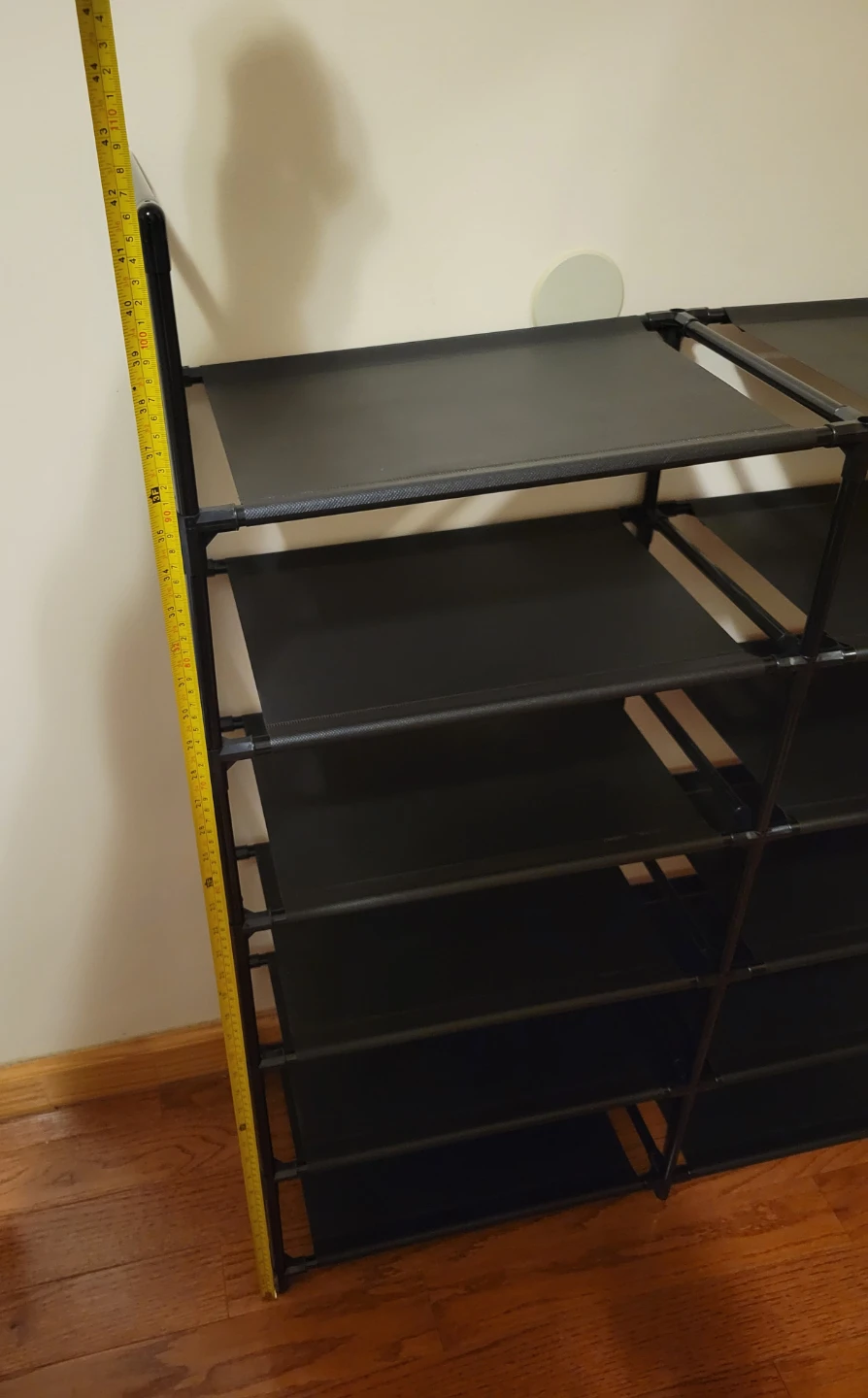 Black 6-Tier Shoe Rack Organizer. New, never used - photo 2
