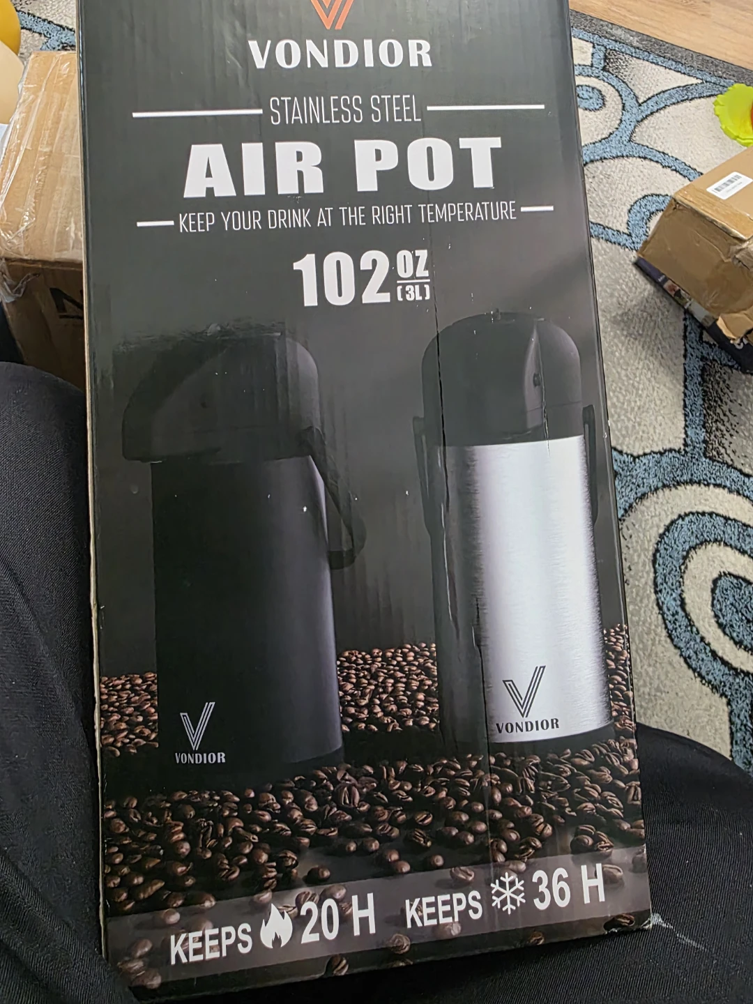 Vondior Stainless Steel Air Pot 102 oz - photo 2