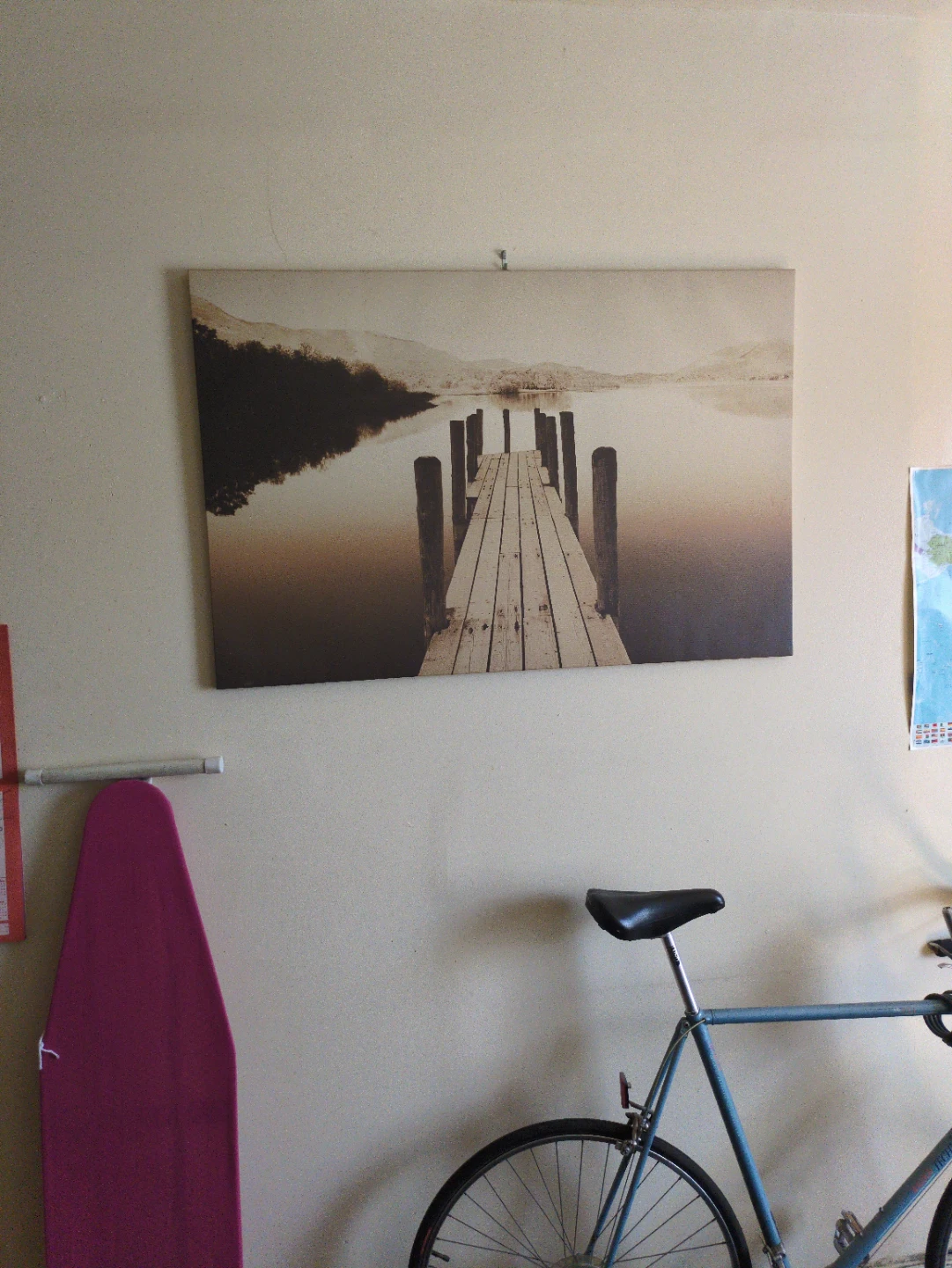 Wall Art Print: Wooden Pier on Lake - photo 2