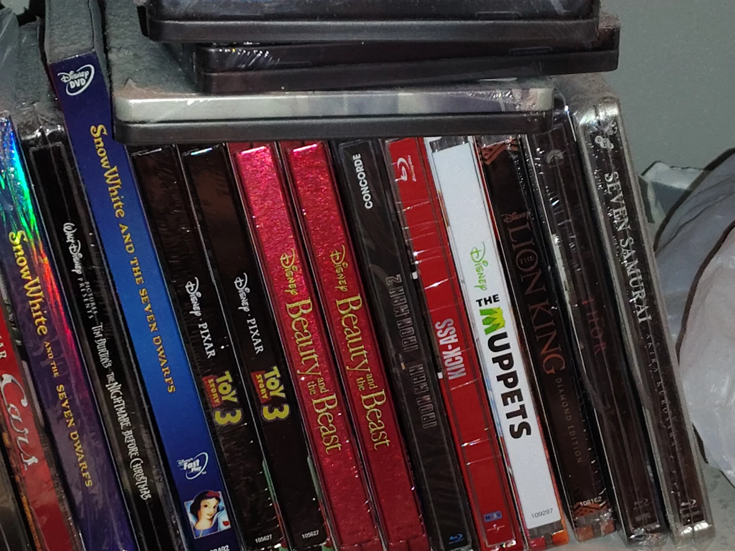 Collection of Disney Blu-ray Steelbooks
