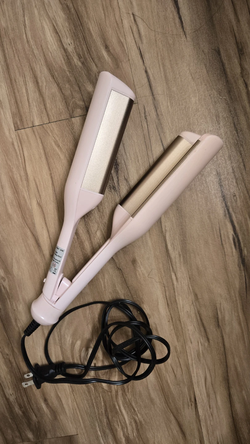 Pink Hair Waver Iron